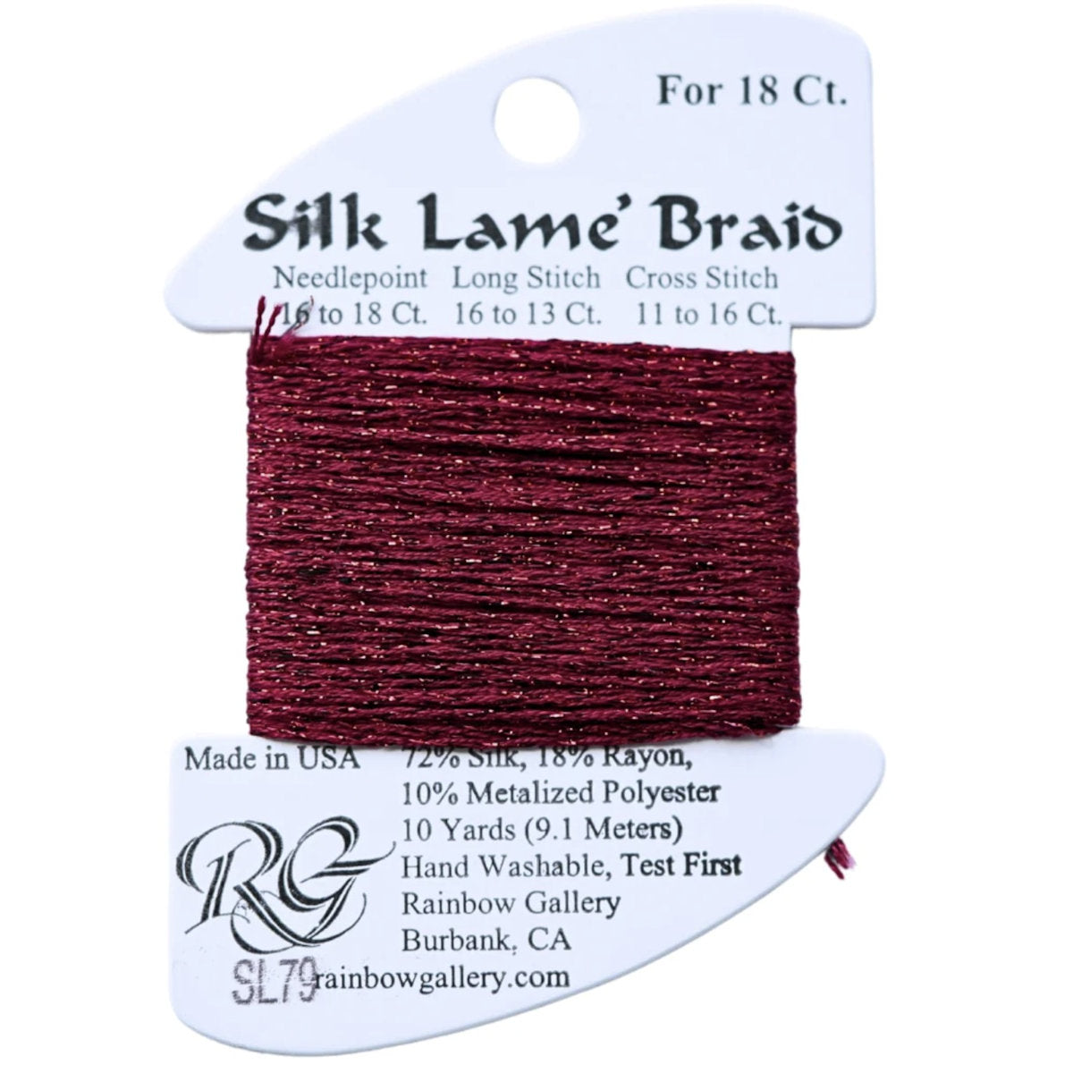 Silk Lame 18 - SL79 Dark Cherry