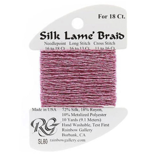 Silk Lame 18 - SL80 Pink Carnation