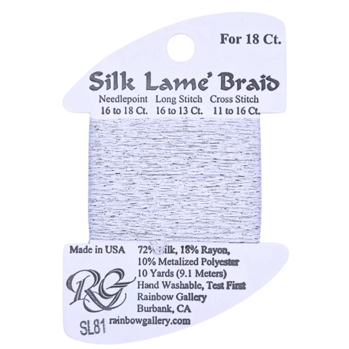 Silk Lame 18 - SL81 Platinum