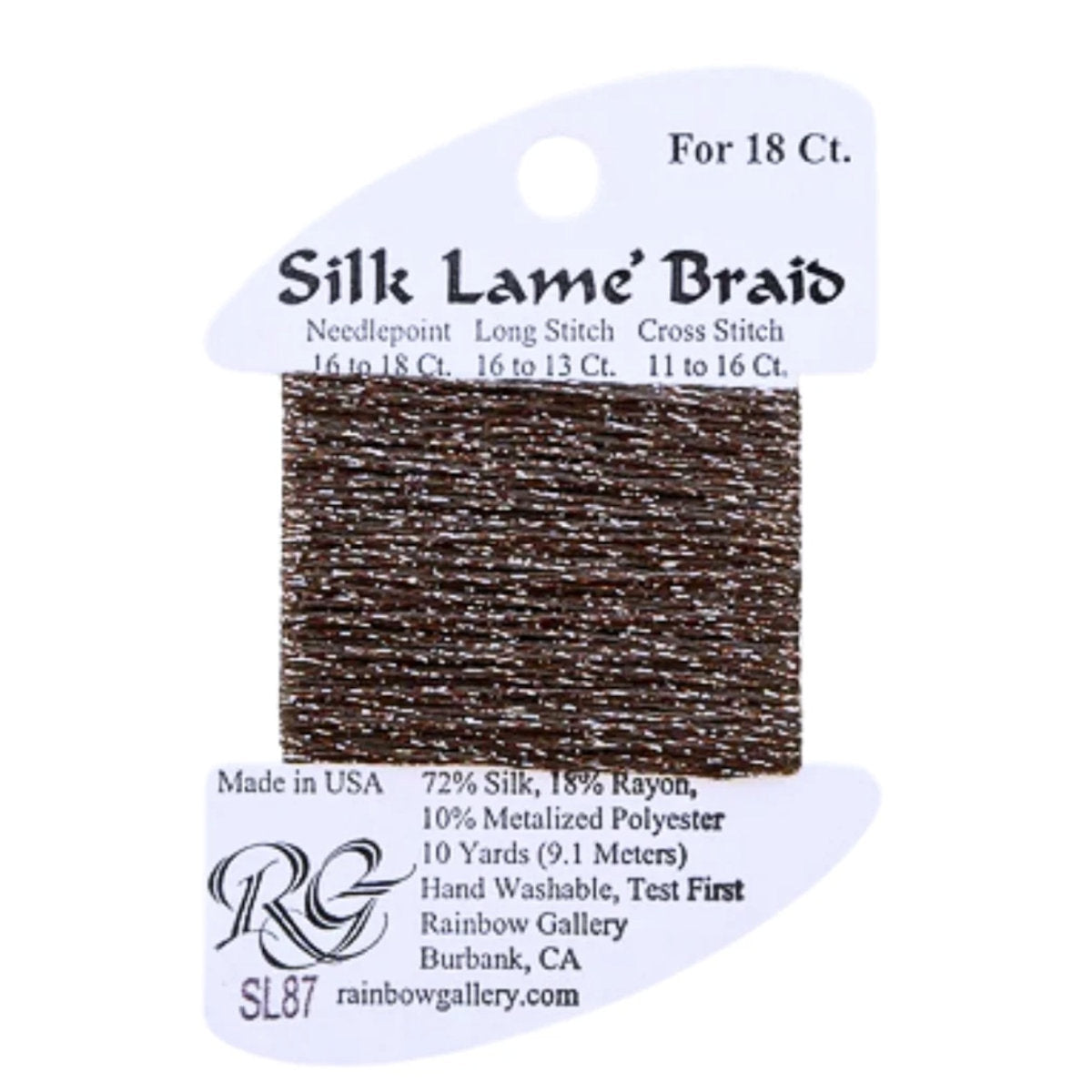 Silk Lame 18 - SL87 Bark