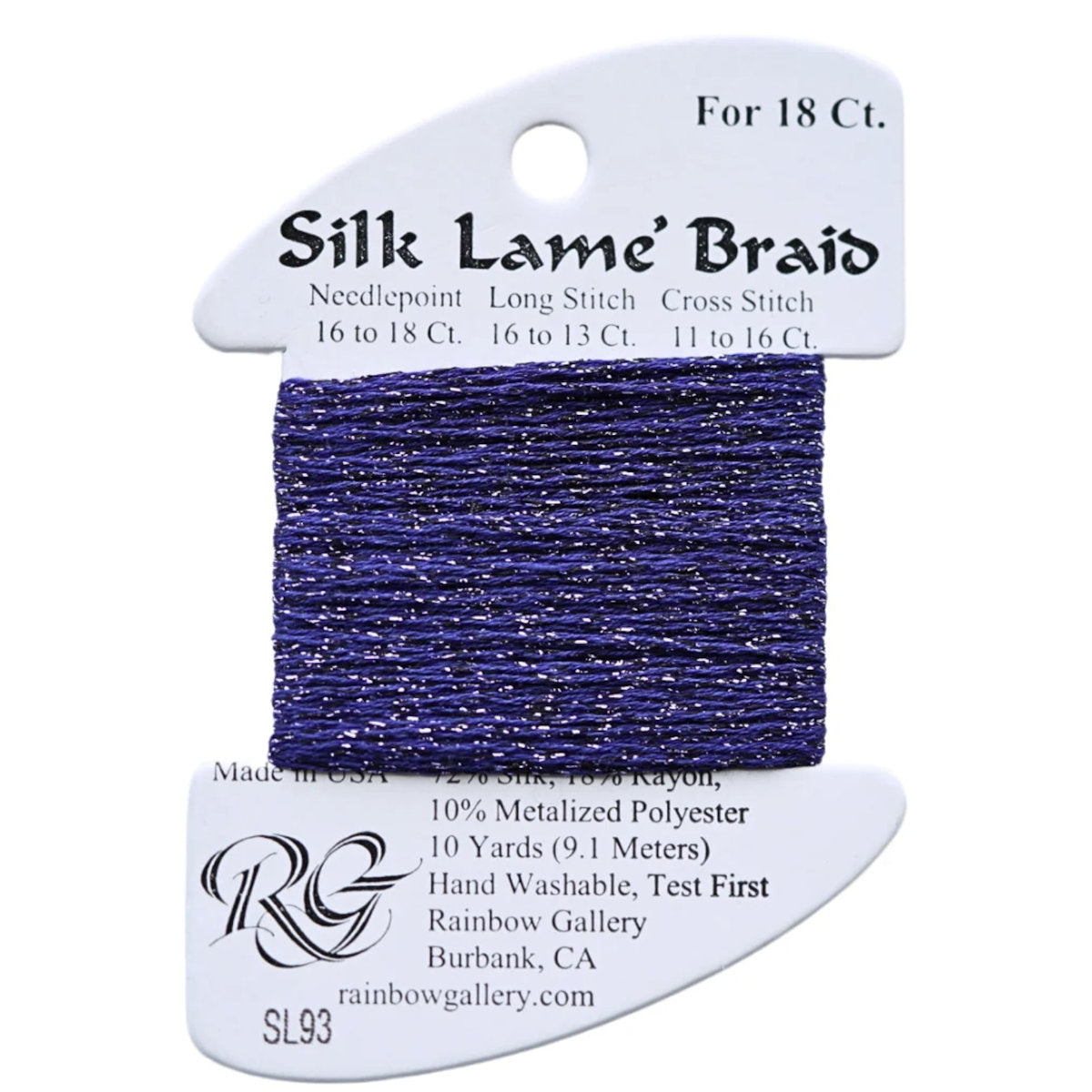Silk Lame 18 - SL93 Dark Periwinkle