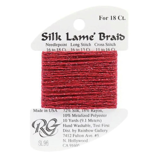 Silk Lame 18 - SL96 Cranberry