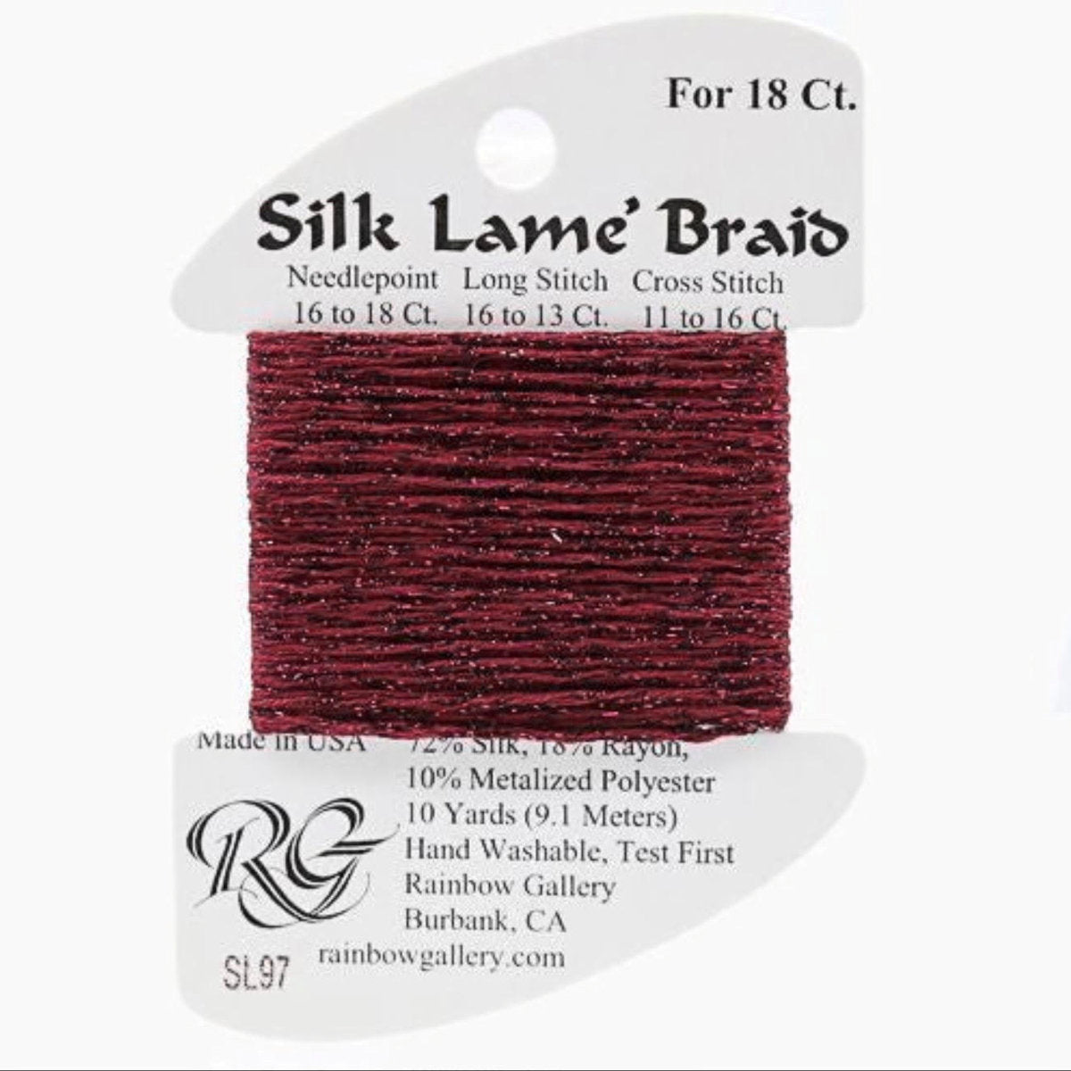 Silk Lame 18 - SL97 Ruby Red