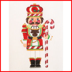 SN-01 (TS) Candy Cane Nutcracker