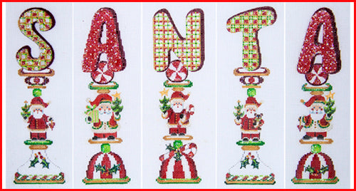 SP-02 (TS) - Santa Spindle Letter A