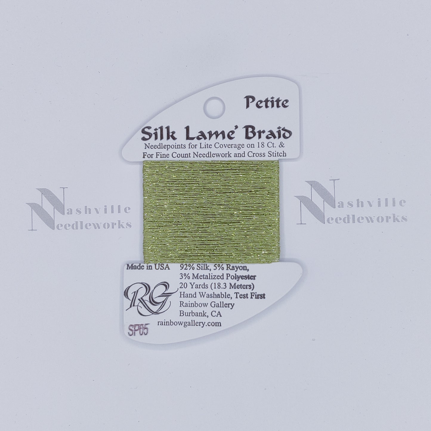 Petite Silk Lame - SP05 Avocado