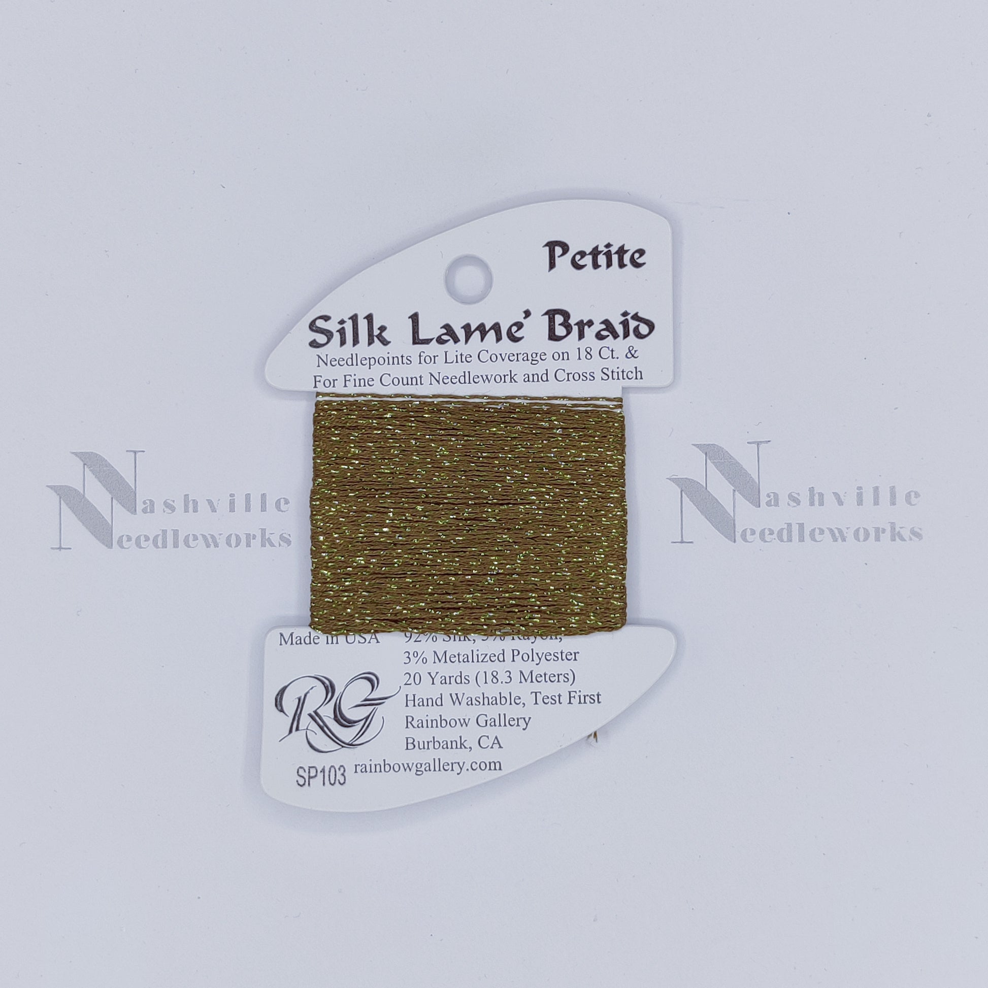 Petite Silk Lame - SP103 Olive