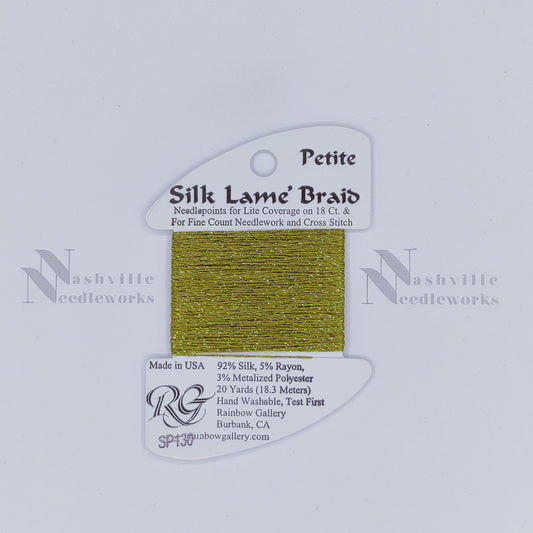 Petite Silk Lame - SP130 Moss