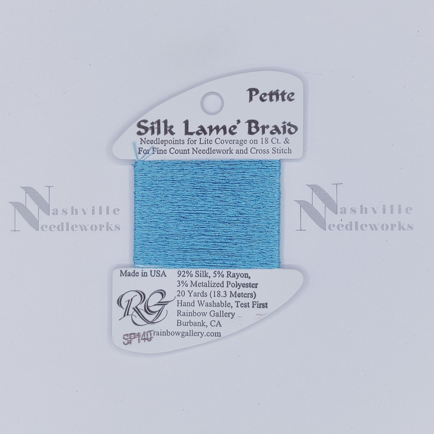 Petite Silk Lame - SP140 Jamaican Sea