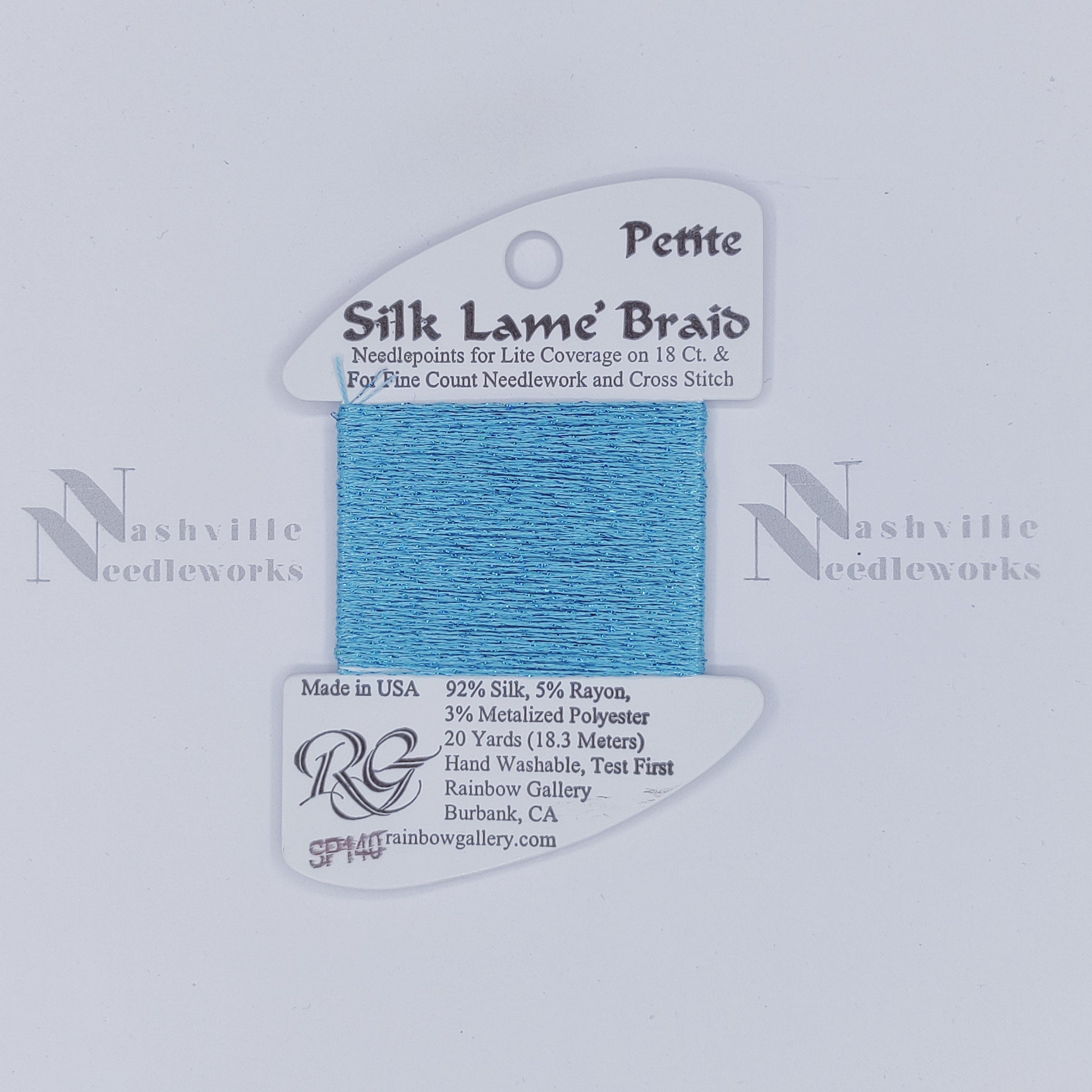 Petite Silk Lame - SP140 Jamaican Sea