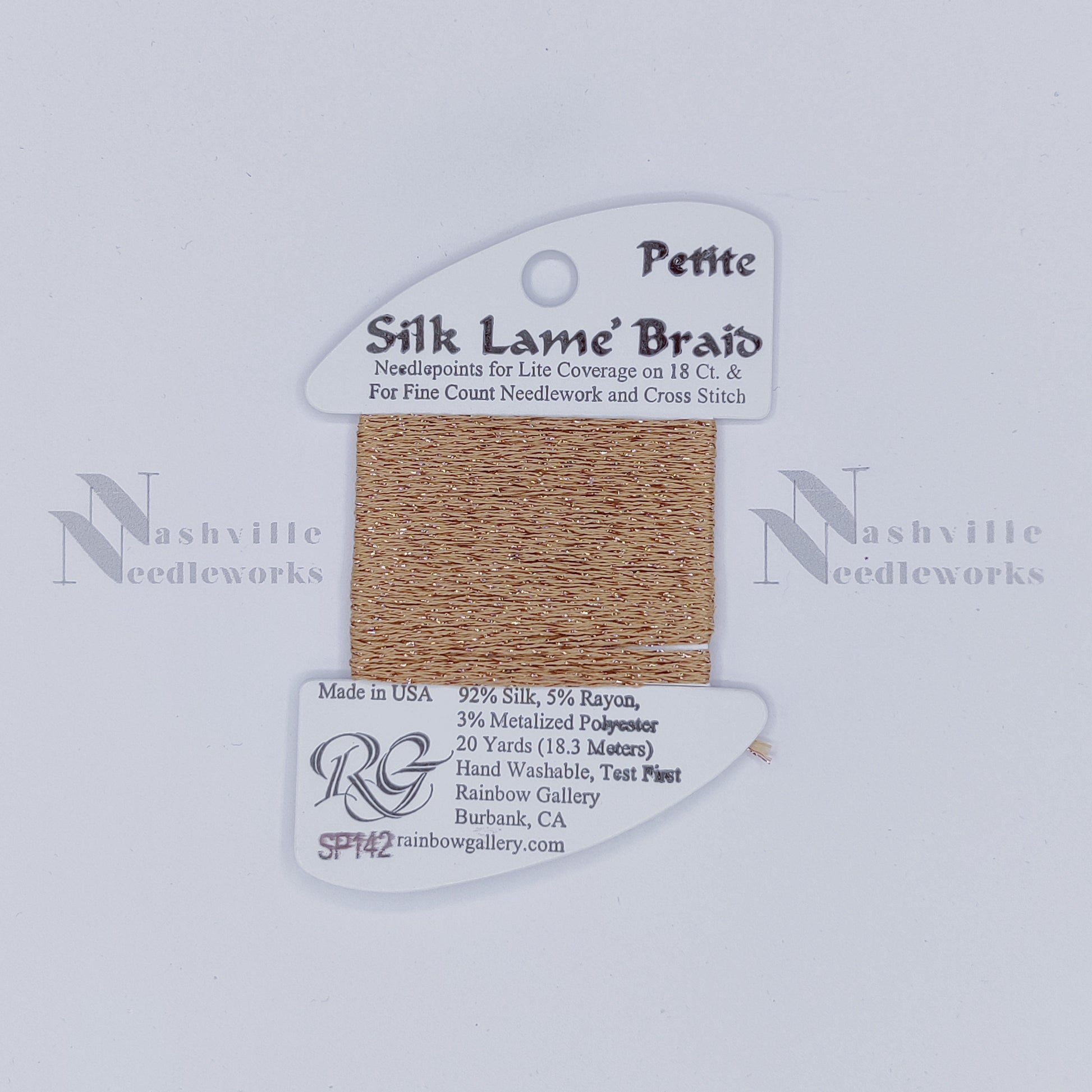 Petite Silk Lame - SP142 Toasted Almond