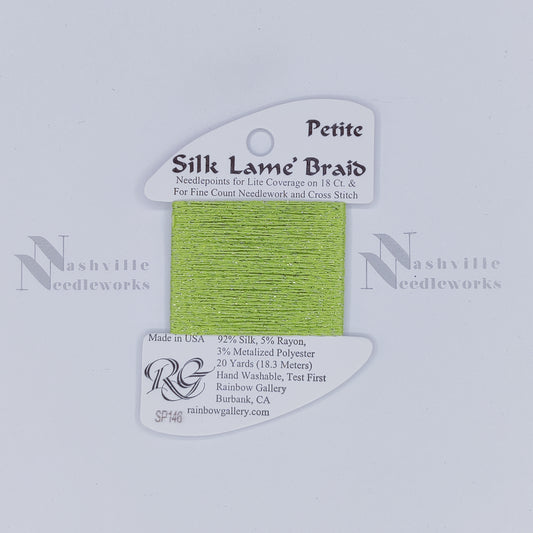 Petite Silk Lame - SP146 Apple Green