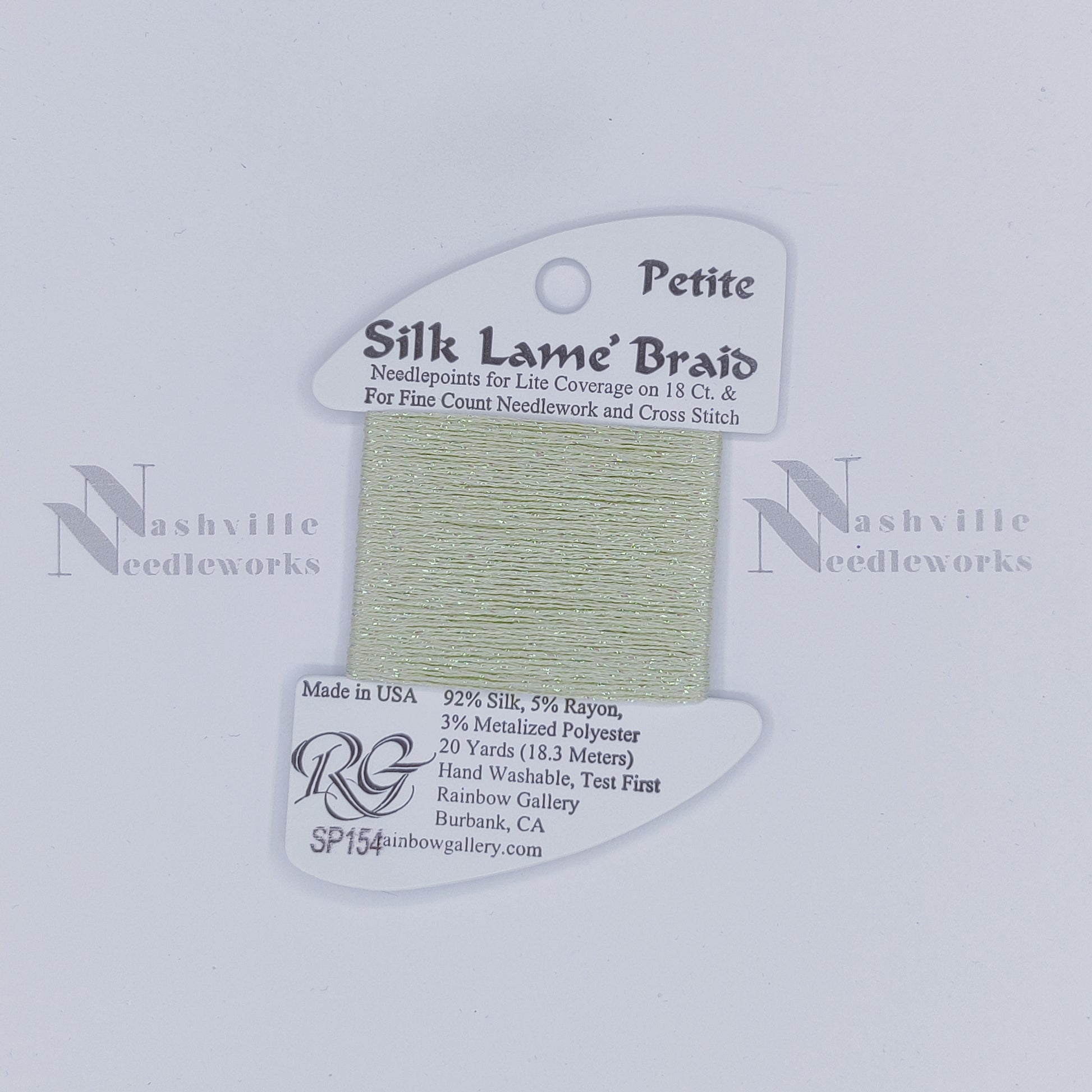 Petite Silk Lame - SP154 Misty Green