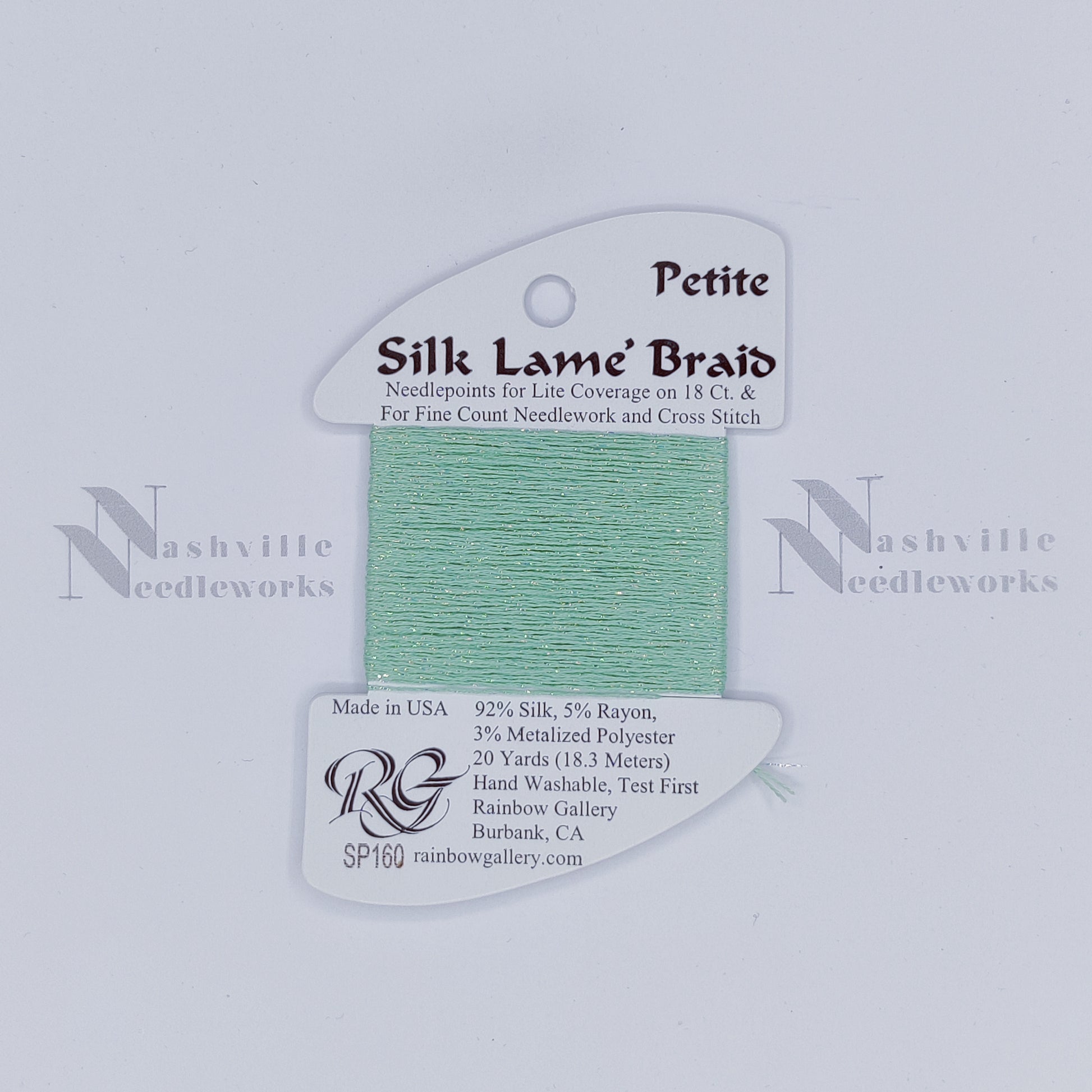 Petite Silk Lame - SP160 Dark Mint