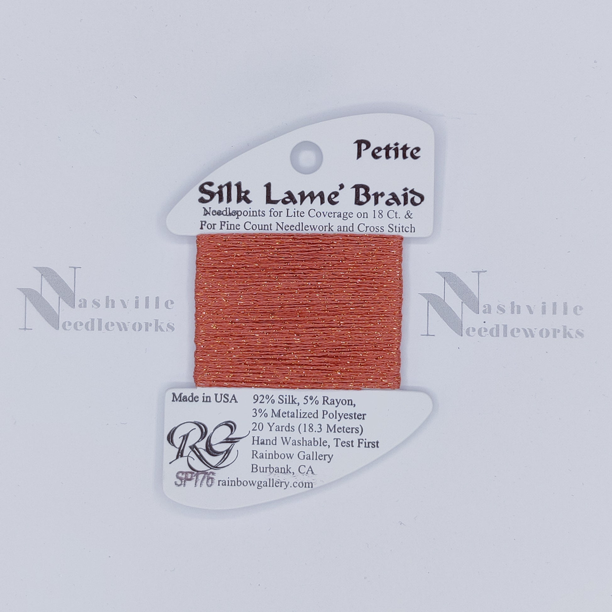 Petite Silk Lame - SP176 Coral