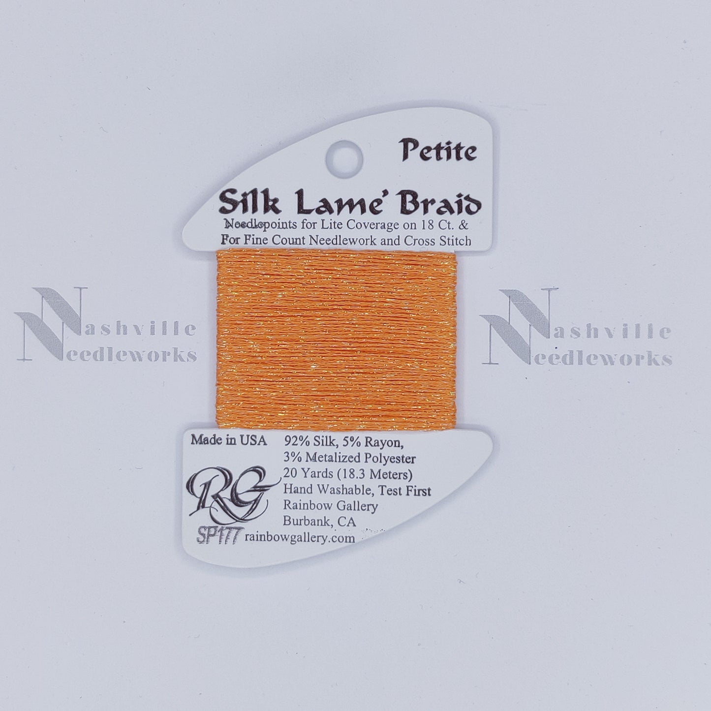 Petite Silk Lame - SP177 Orange Pop