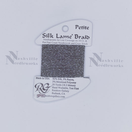 Petite Silk Lame - SP183 Gray Stone