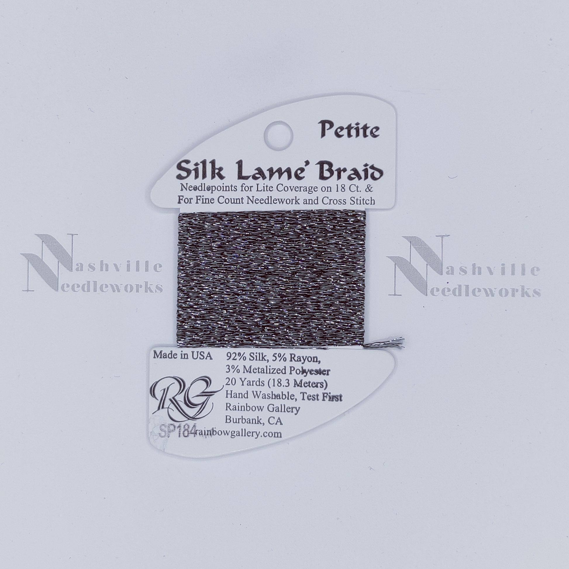 Petite Silk Lame - SP184 Pavement
