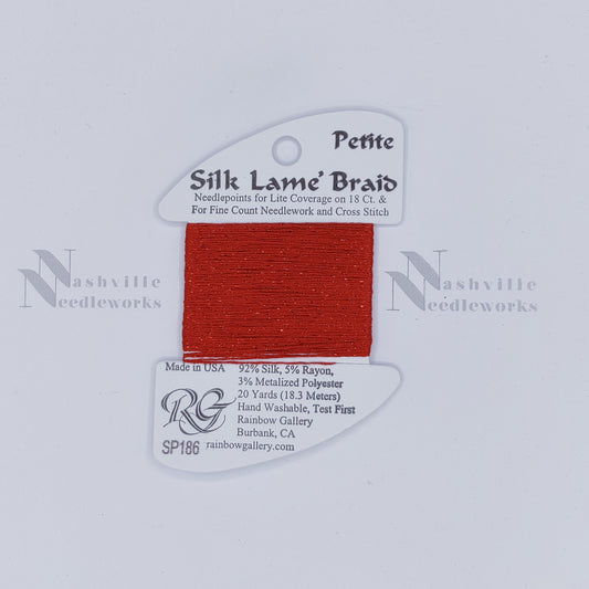 Petite Silk Lame - SP186 Fiery Red