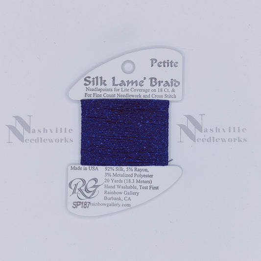 Petite Silk Lame - SP187 Mood Indigo