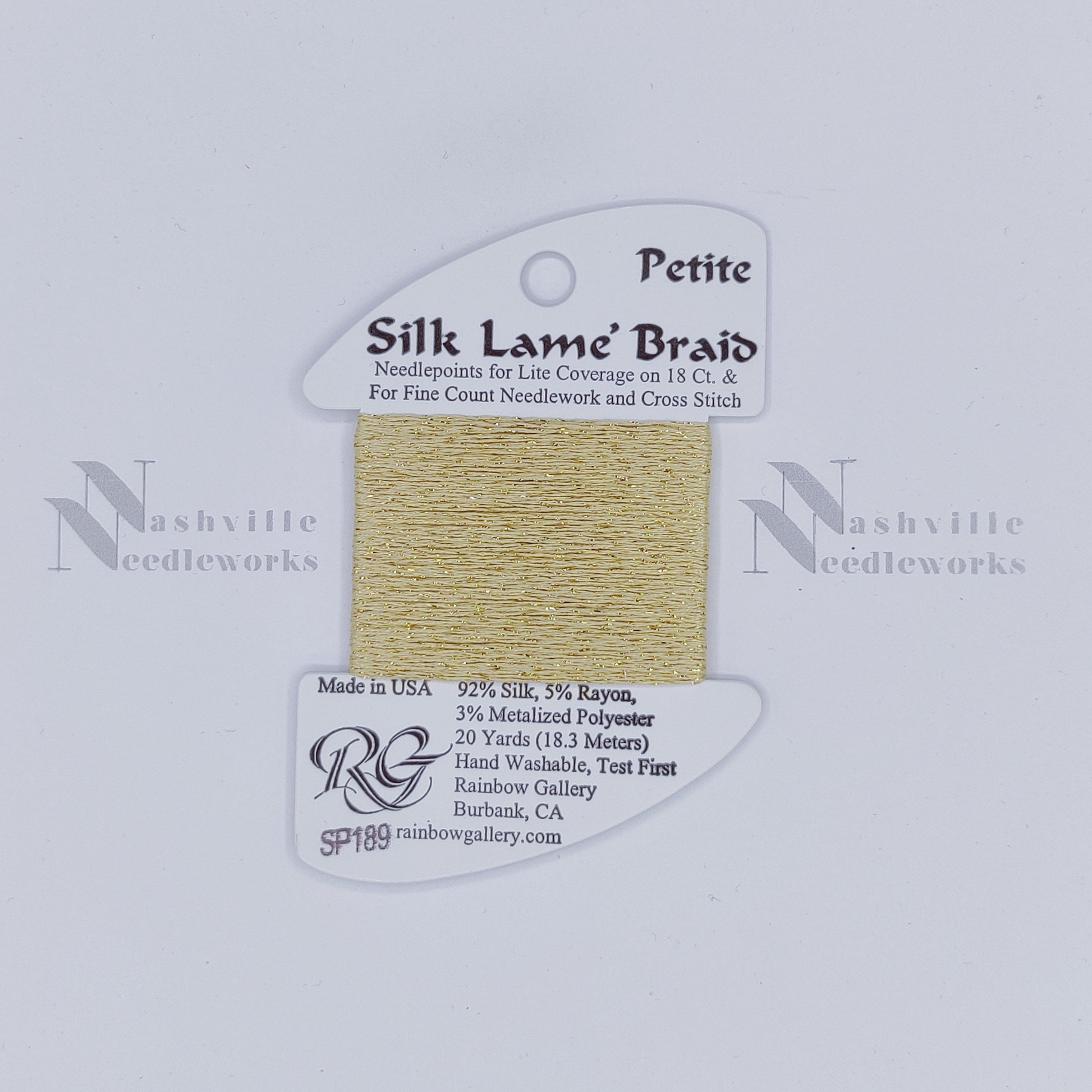 Petite Silk Lame - SP189 Banana Crepe