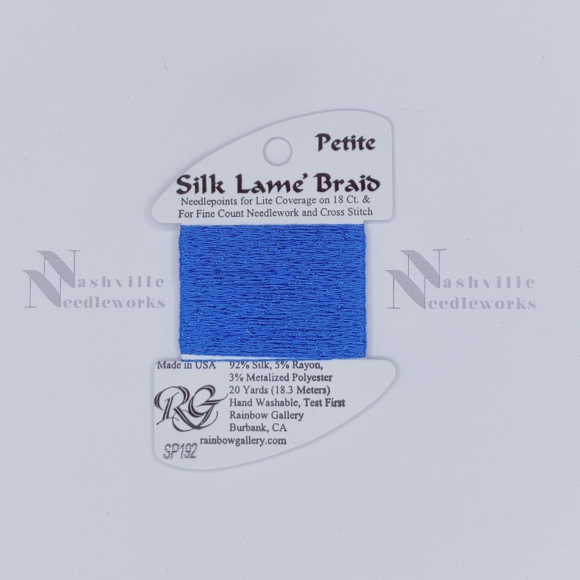 Petite Silk Lame - SP192 Bluebird