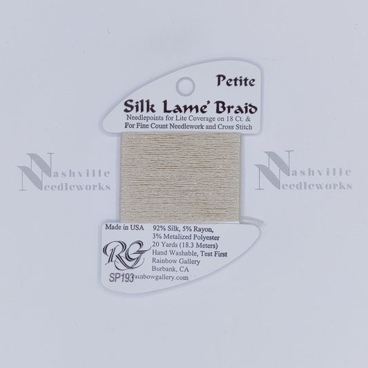Petite Silk Lame - SP193 Crème Brule