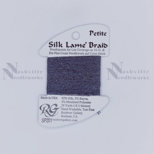 Petite Silk Lame - SP201 Gunmetal