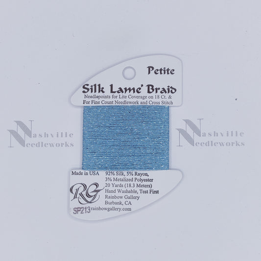Petite Silk Lame - SP213 Dusty Turquoise