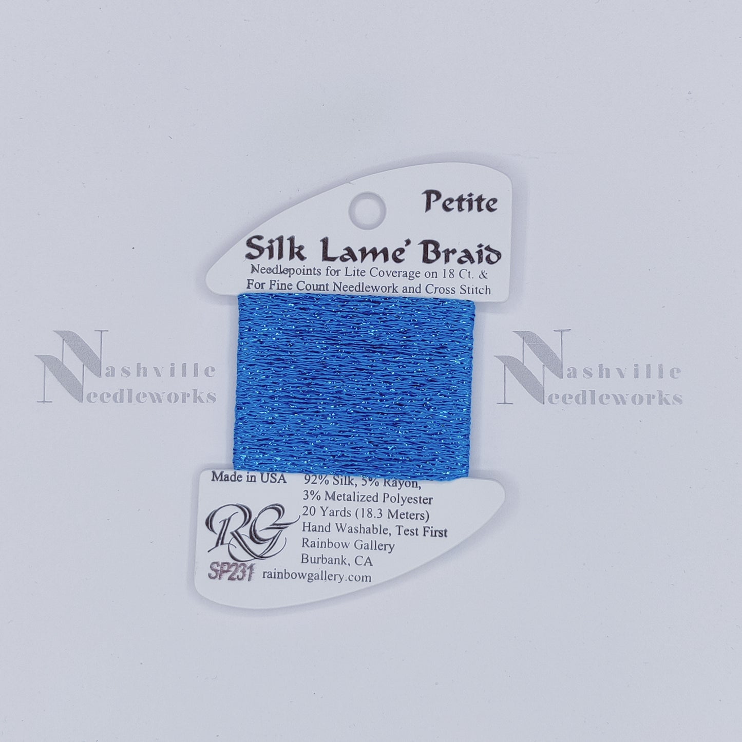 Petite Silk Lame - SP231 Blue Jewell