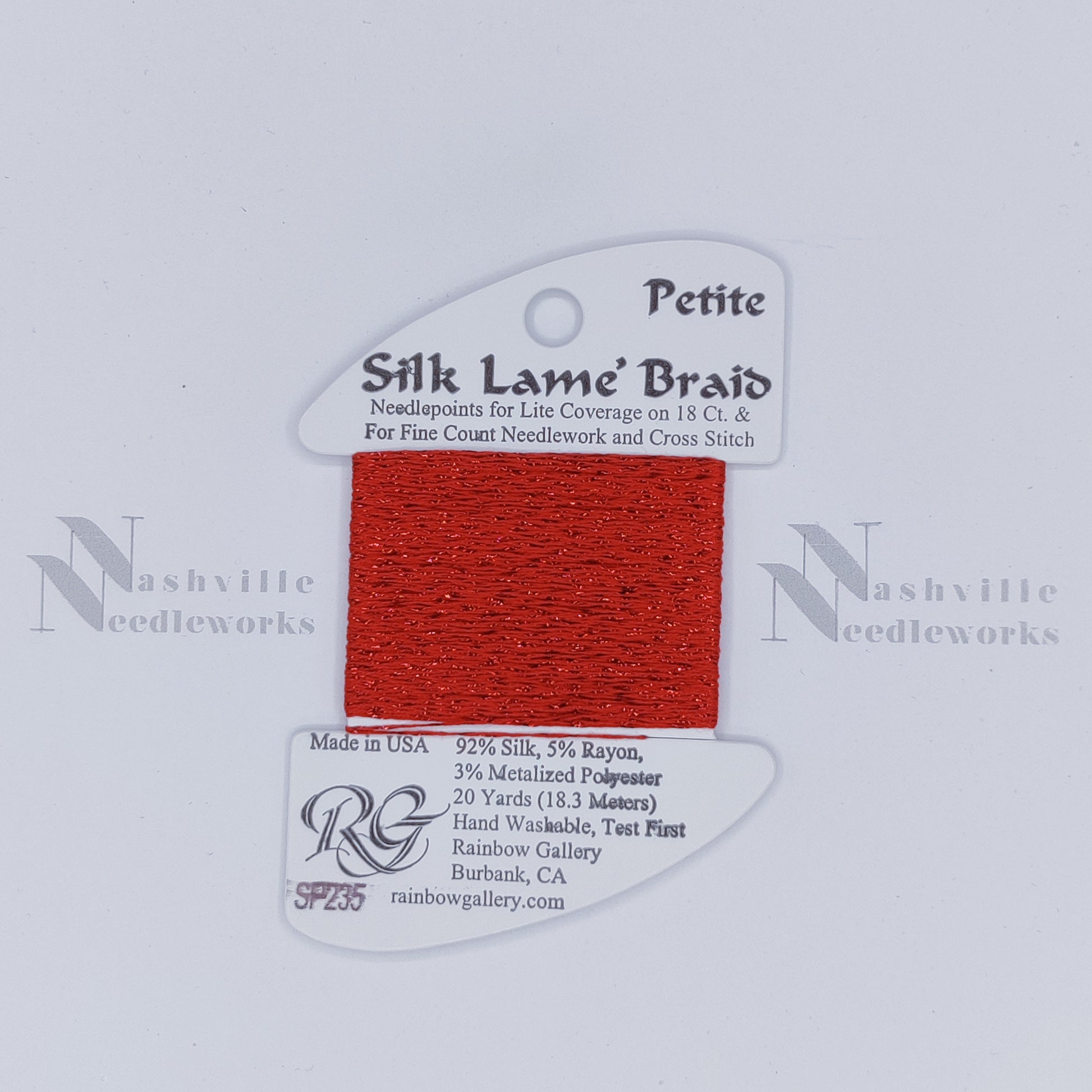 Petite Silk Lame - SP235 Flame Scarlet