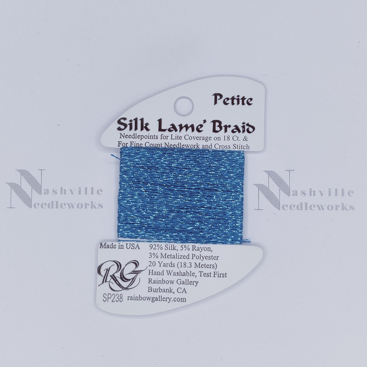 Petite Silk Lame - SP238 Teal Zeal