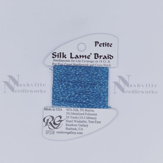 Petite Silk Lame - SP238 Teal Zeal