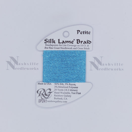 Petite Silk Lame - SP241 Scuba Blue