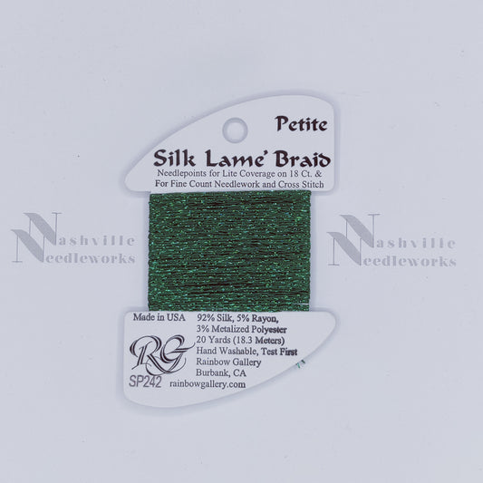 Petite Silk Lame - SP242 Peacock Green