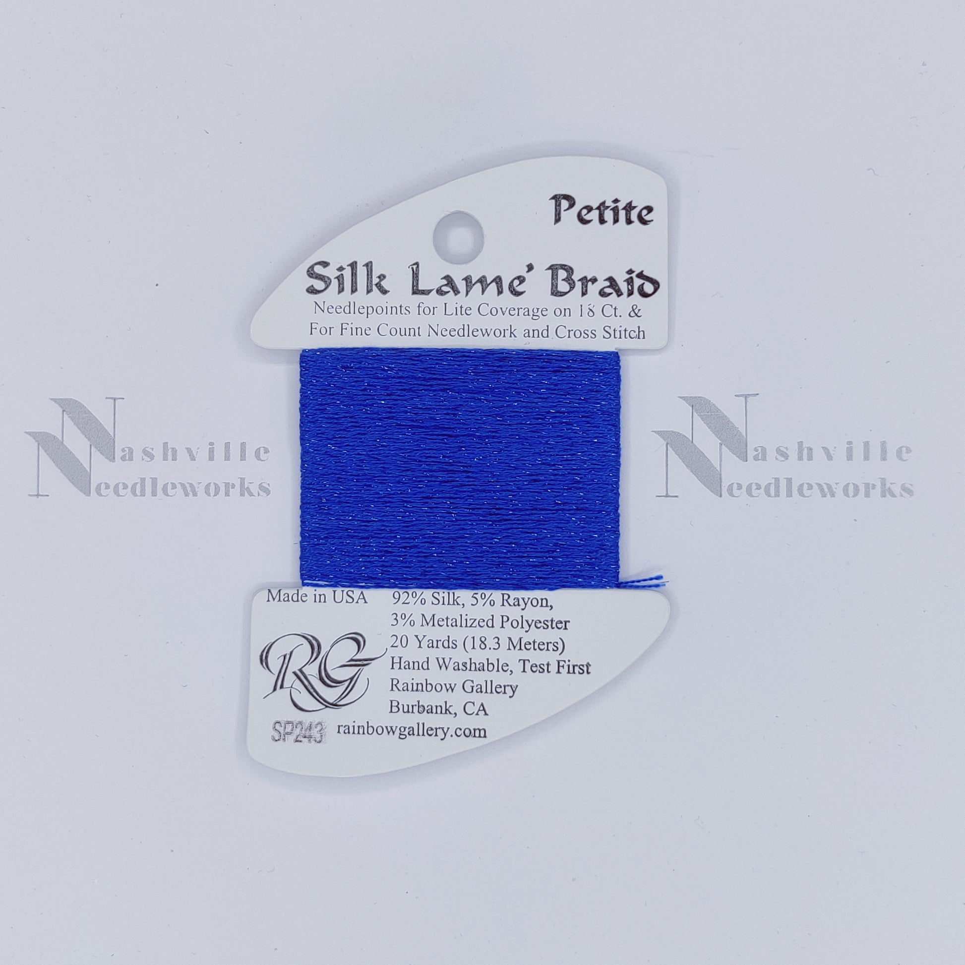 Petite Silk Lame - SP243 Suddenly Sapphire