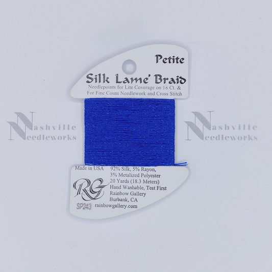 Petite Silk Lame - SP243 Suddenly Sapphire