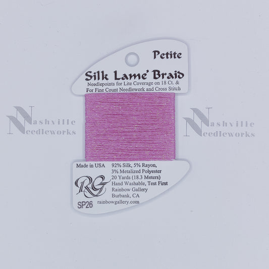 Petite Silk Lame - SP26 Raspberry