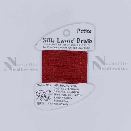 Petite Silk Lame - SP27 Garnet