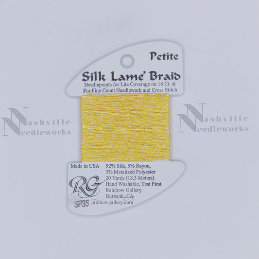 Petite Silk Lame - SP35 Buttercup