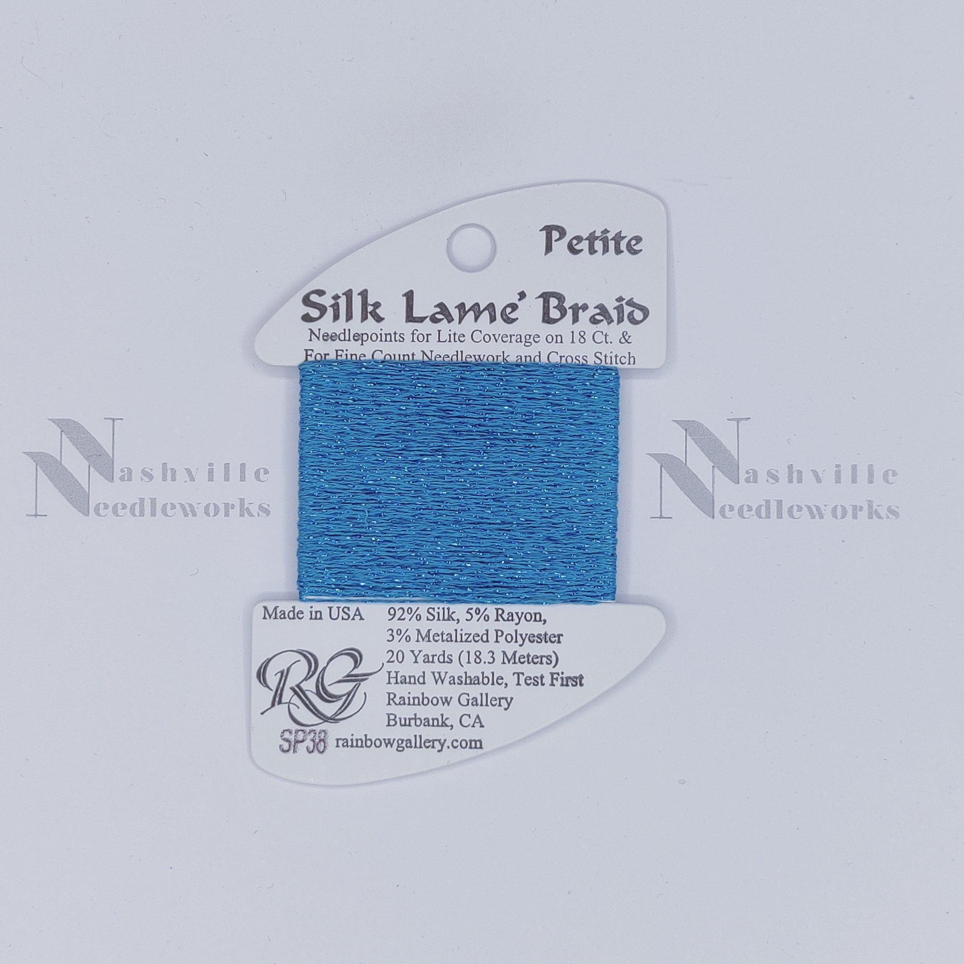 Petite Silk Lame - SP38 Caribbean