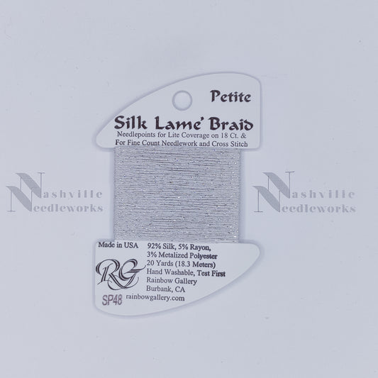 Petite Silk Lame - SP48 Silver