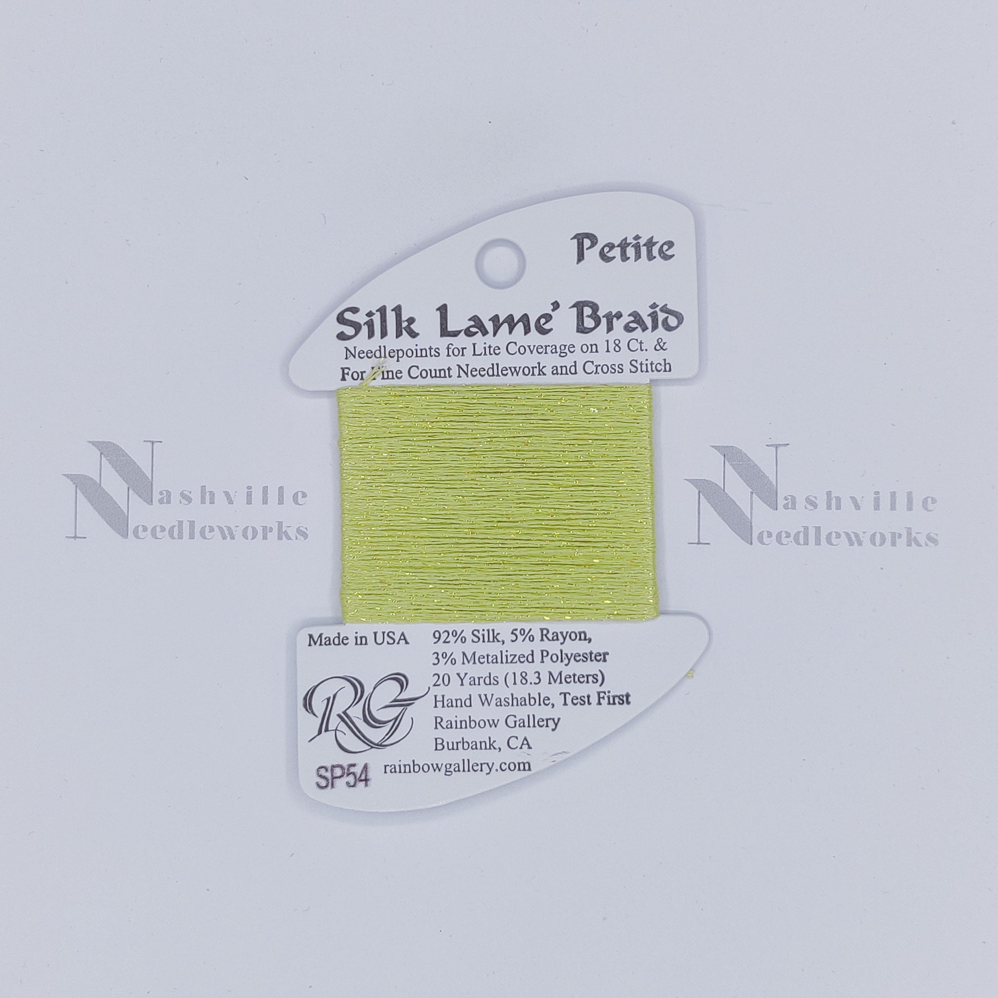 Petite Silk Lame - SP54 Lite Avocado