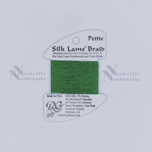 Petite Silk Lame - SP57 Christmas Green