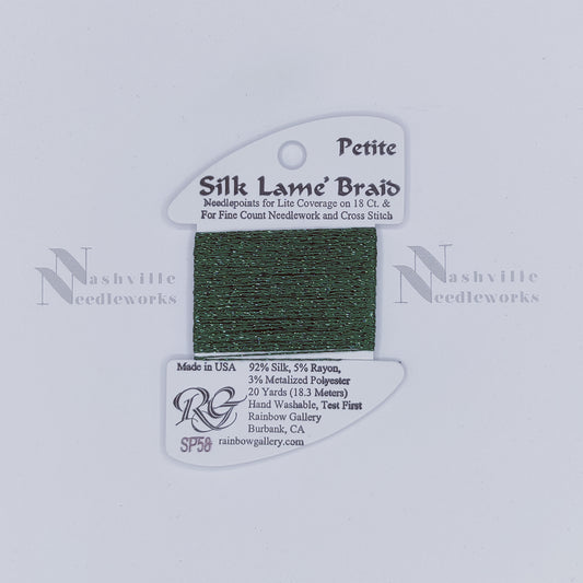 Petite Silk Lame - SP58 Dark Xmas Green
