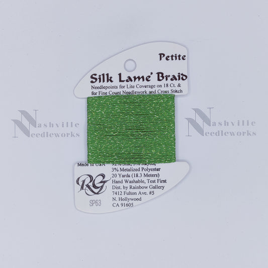 Petite Silk Lame - SP63 Emerald