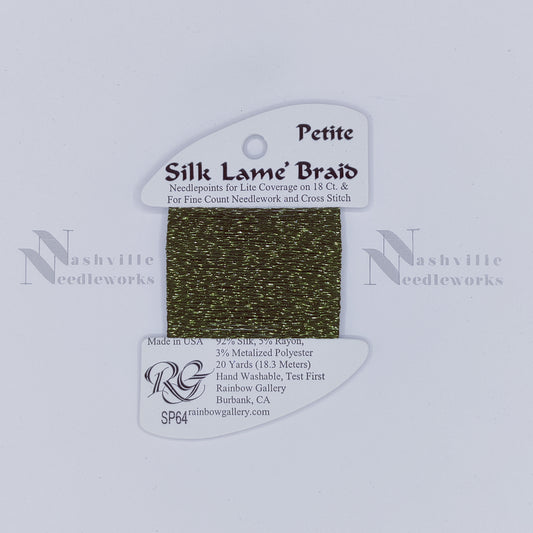 Petite Silk Lame - SP64 Deep Avocado