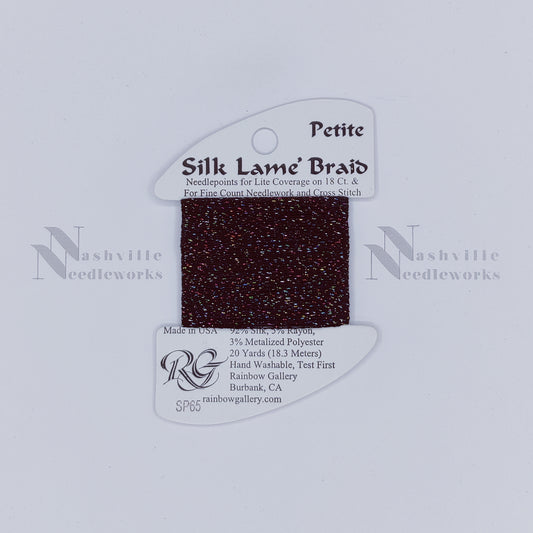 Petite Silk Lame - SP65 Black Sparkle
