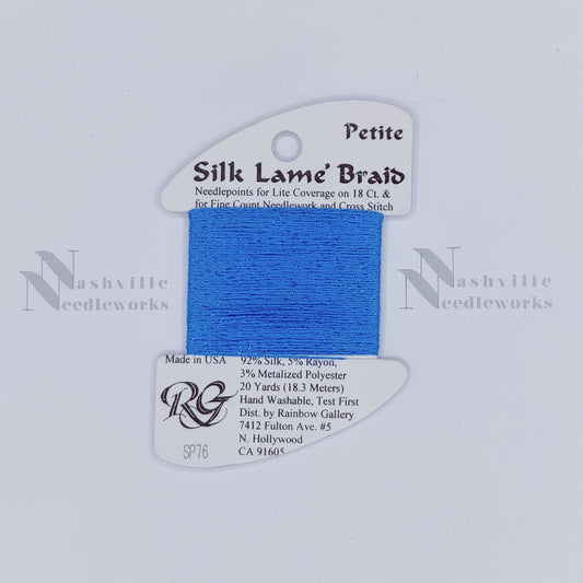 Petite Silk Lame - SP76 Peacock Blue