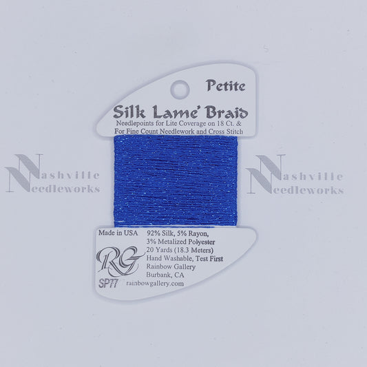 Petite Silk Lame - SP77 Royal Blue